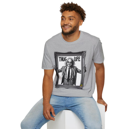 | - Beetlejuice Shirt | Funny Thug Life Halloween Tee | Beetlejuice Graphic T-Shirt for Halloween - custom-made. limited stock. Order yours now and stand out with this exclusive piece!