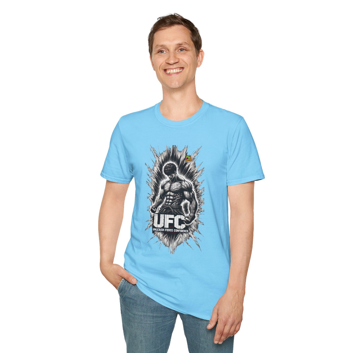 UFC T Shirt | Unleash Fierce Confidence | Motivational UFC Tee with Baki Anime T Shirt