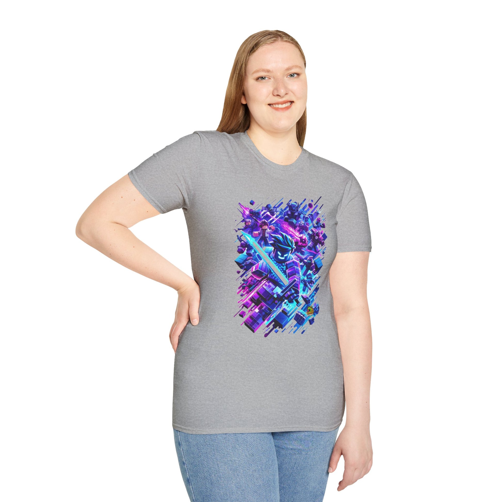 Gamer's - Roblox T-Shirt - Gamer's Quest - custom-made. limited stock. Order yours now and stand out with this exclusive piece!