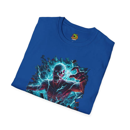 Titan - Eren Yeager Titan’s Wrath Unleashed Tee | Attack on Titan Shirt | - premium material. limited stock. Order yours now and stand out with this exclusive piece!