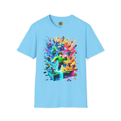 product - Cool Roblox Gamer Tee for Boys & Girls | Roblox Adventure Shirt | Roblox Graphic T-Shirt | Fun Gift for Roblox Lovers - custom-made. limited stock. Order yours now and stand out with this exclusive piece!