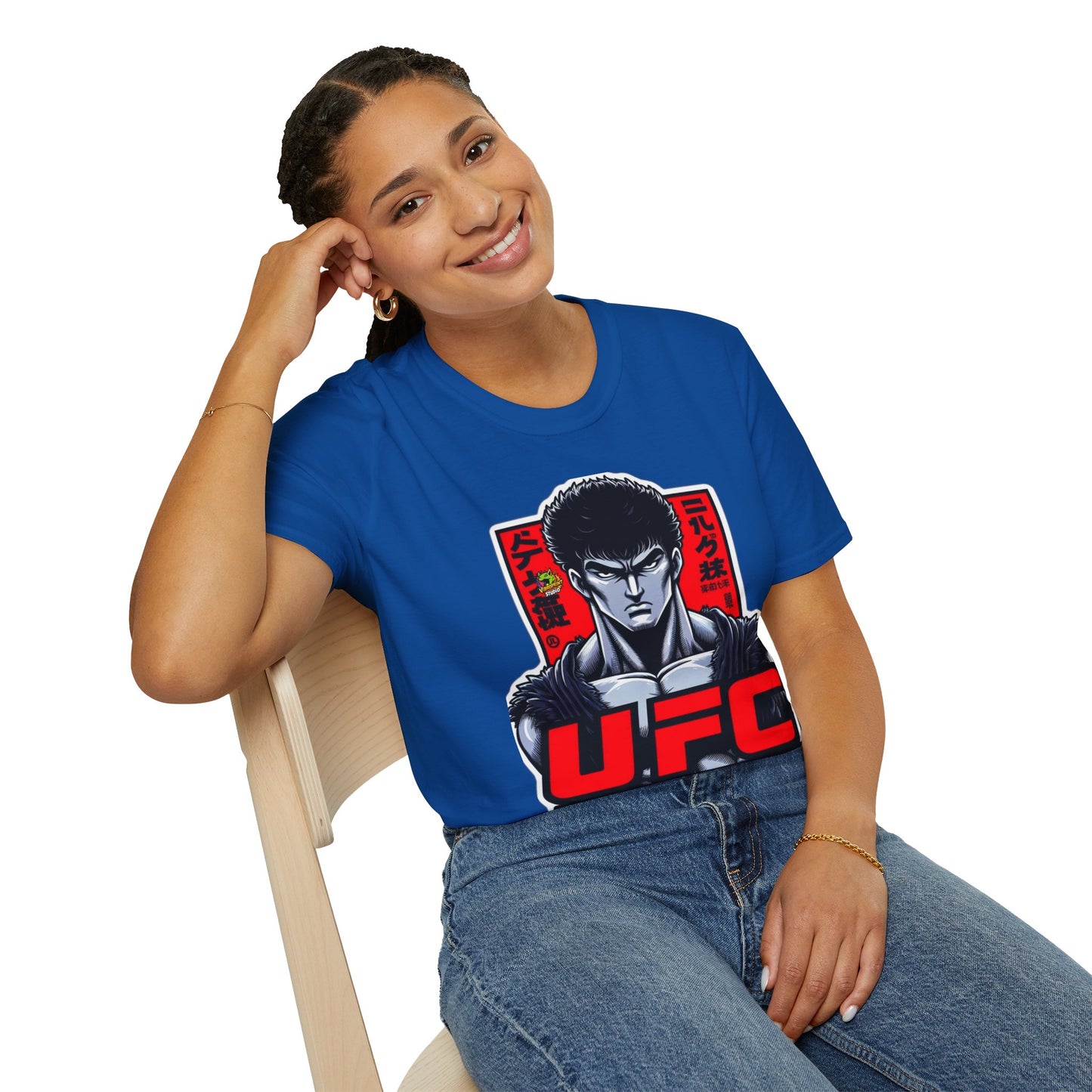 UFC T Shirt | Unleash Fierce Confidence | UFC Tee with Baki Anime Style