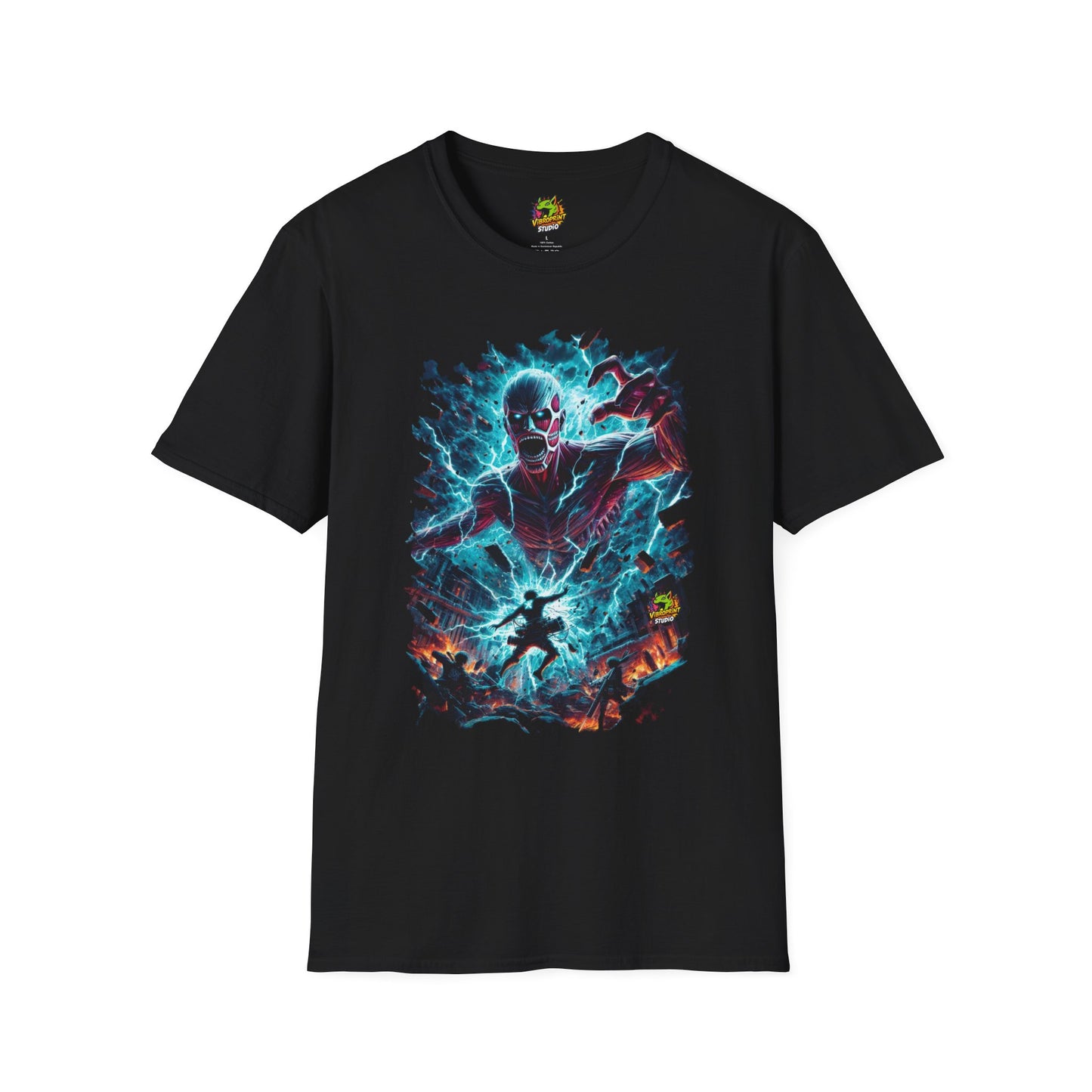 Titan’s - Eren Yeager Titan’s Wrath Unleashed Tee | Attack on Titan Shirt | - premium material. limited stock. Order yours now and stand out with this exclusive piece!