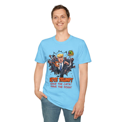 They're Eating the Dogs Tee | Trump Election Comedy Shirt | Satire Political Graphic Tee