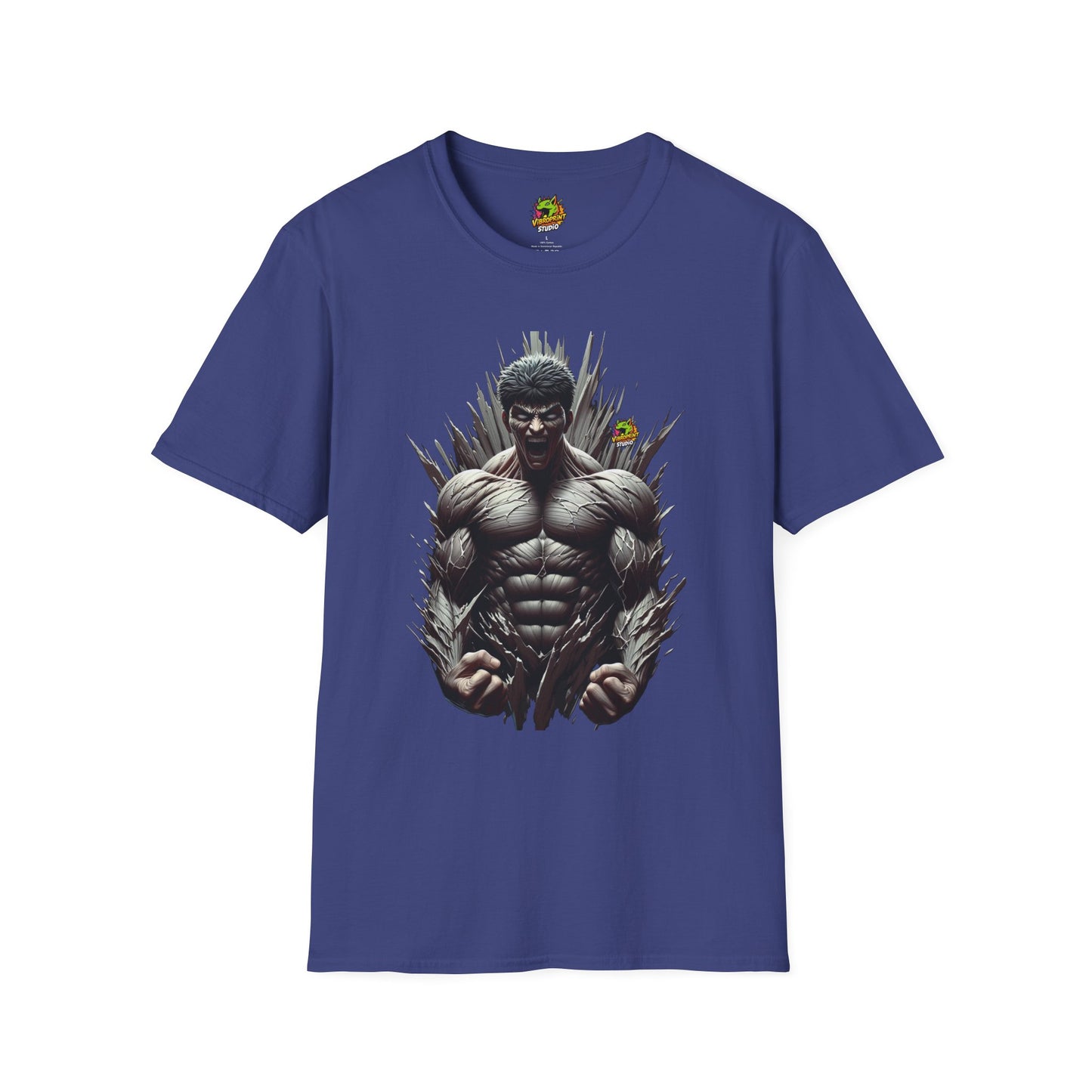 | - UFC T Shirt | Unleash Fierce Confidence | UFC Tee with Baki Anime Inspiration for Gym - custom-made. perfect gift idea. Order yours now and stand out with this exclusive piece!