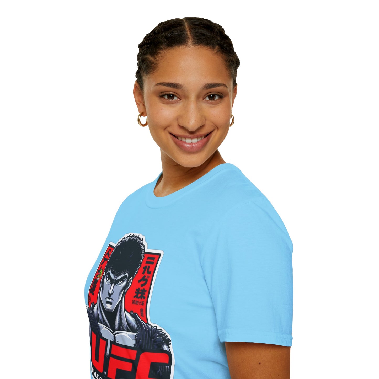 UFC T Shirt | Unleash Fierce Confidence | UFC Tee with Baki Anime Style