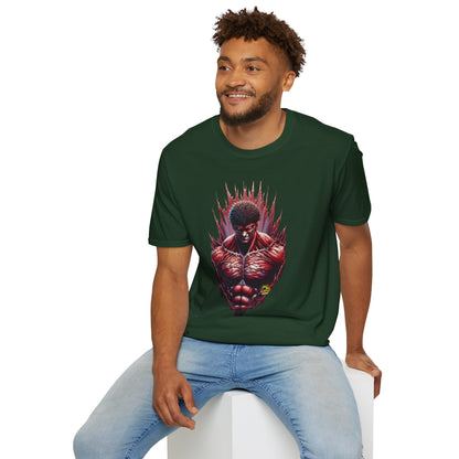 UFC T Shirt | Unleash Fierce Confidence | UFC Tee with Baki Anime Power for Fitness Enthusiasts