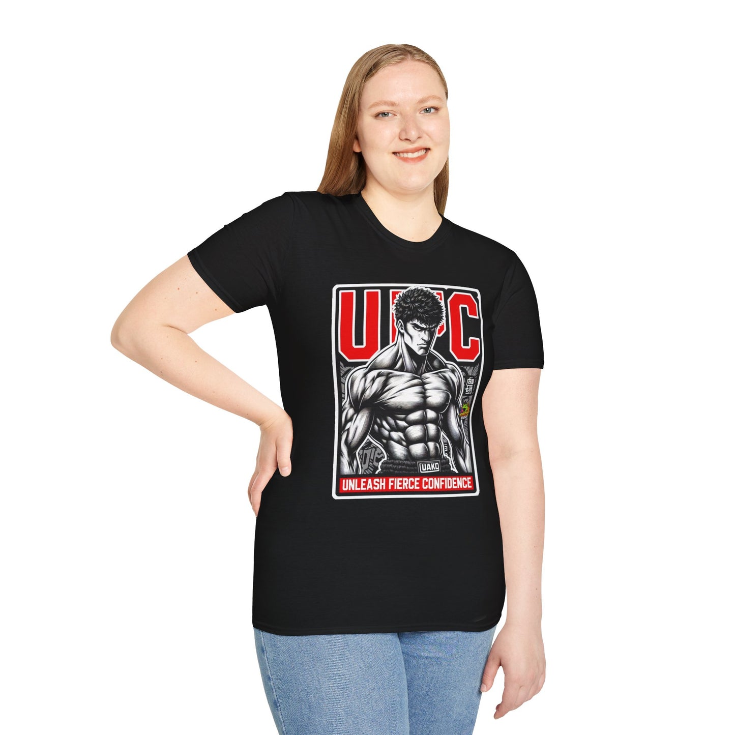 | - UFC T Shirt | Unleash Fierce Confidence | UFC Tee Inspired by Baki Anime T Shirt - premium material. perfect gift idea. Order yours now and stand out with this exclusive piece!