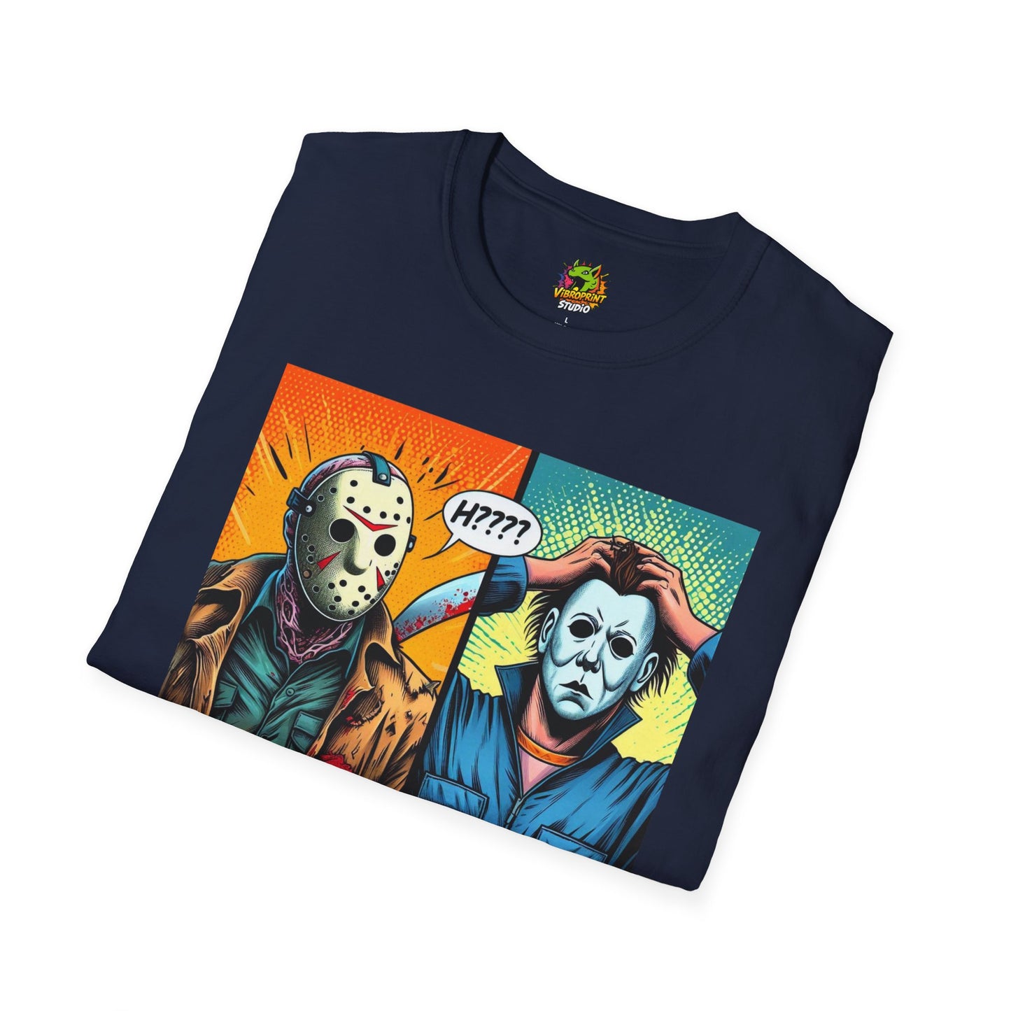 Halloween - Jason Voorhees & Michael Myers Shirt | Funny Halloween Picnic Tee - premium material. perfect gift idea. Order yours now and stand out with this exclusive piece!