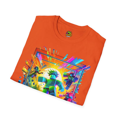 Unique Roblox Game Tee for Boys & Girls | Roblox Avatar Graphic T-Shirt | Cool Roblox Clothing | Perfect Roblox Gift