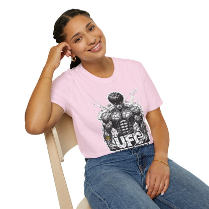 UFC T Shirt | Unleash Fierce Confidence | UFC Tee with Baki Anime Inspiration for Athletes