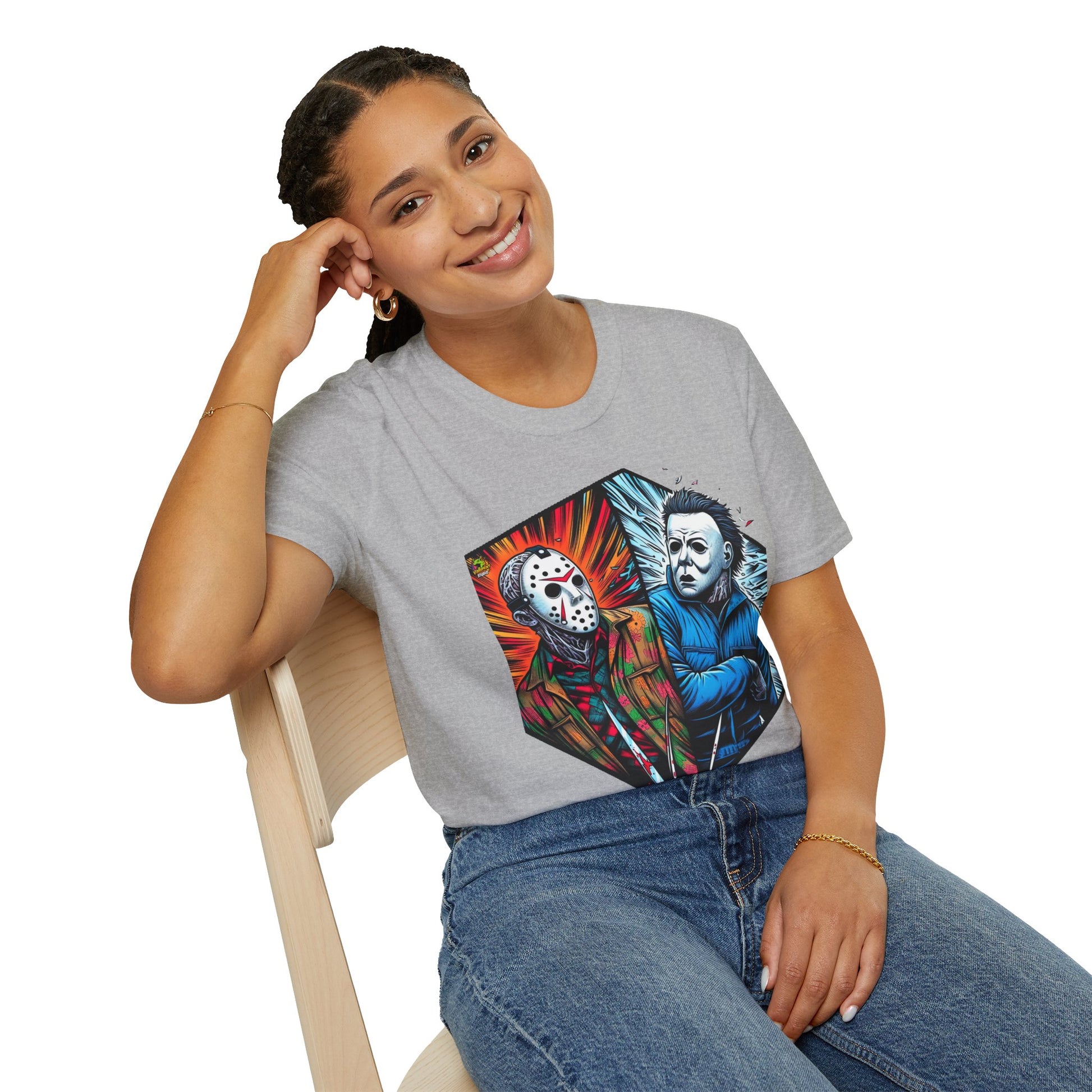 Jason - Funny Jason & Michael Myers Shirt | Halloween Horror T-Shirt - premium material. perfect gift idea. Order yours now and stand out with this exclusive piece!