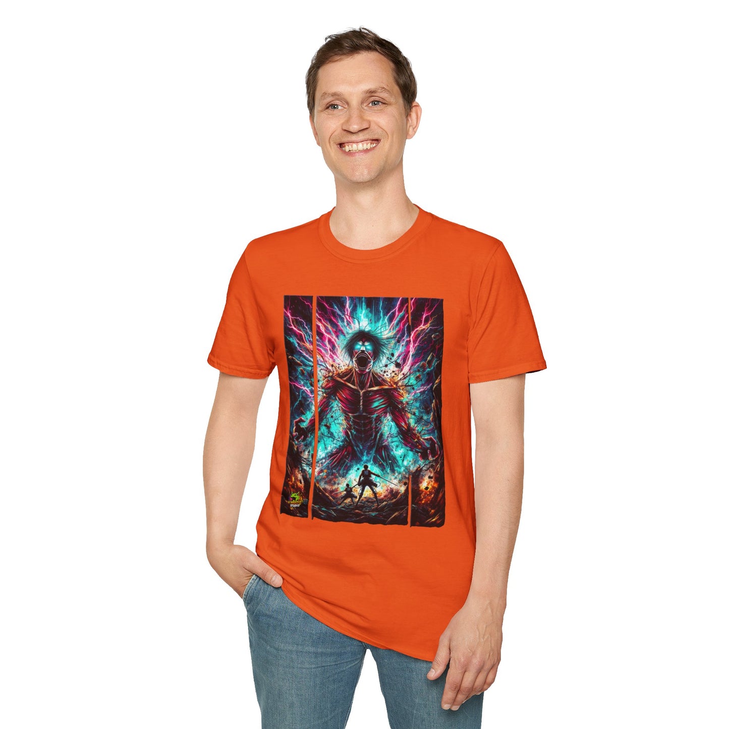 Yeager - Eren Yeager Titan’s Rampage Tee | Attack on Titan Shirt | Shingeki no - premium material. limited stock. Order yours now and stand out with this exclusive piece!