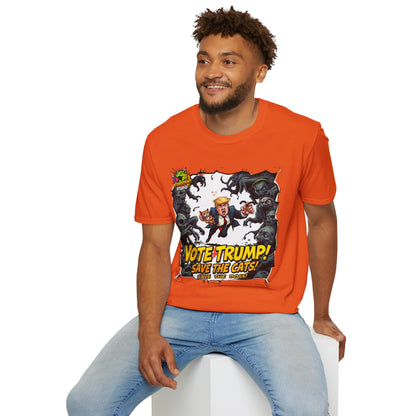 They're Eating the Dogs Tee | Satire Trump Election Shirt | Funny Meme Graphic T-Shirt