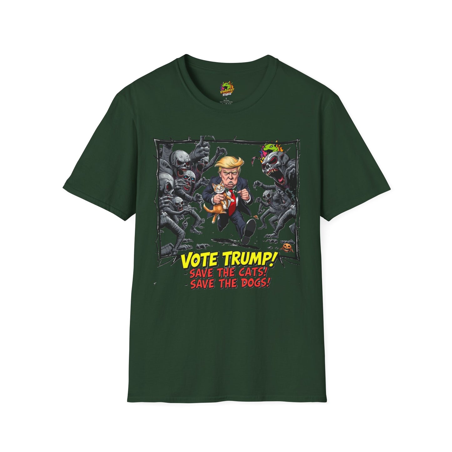 T-Shirt - They're Eating the Dogs Shirt | Political Humor Graphic Tee | Satire Trump Election T-Shirt - premium material. limited stock. Order yours now and stand out with this exclusive piece!