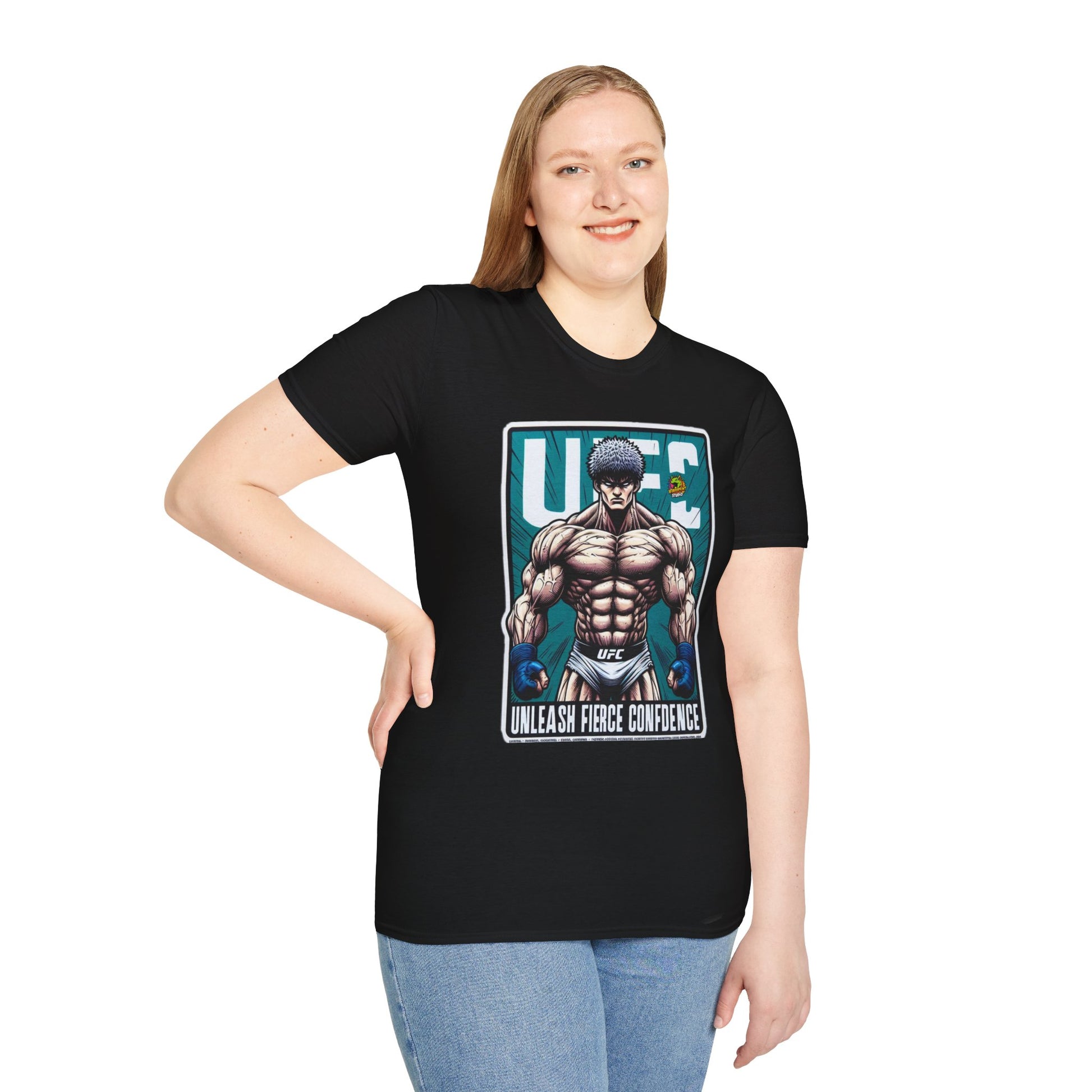 Tee - UFC T Shirt | Unleash Fierce Confidence | UFC Tee for Gym and Baki Anime Fans - custom-made. limited stock. Order yours now and stand out with this exclusive piece!