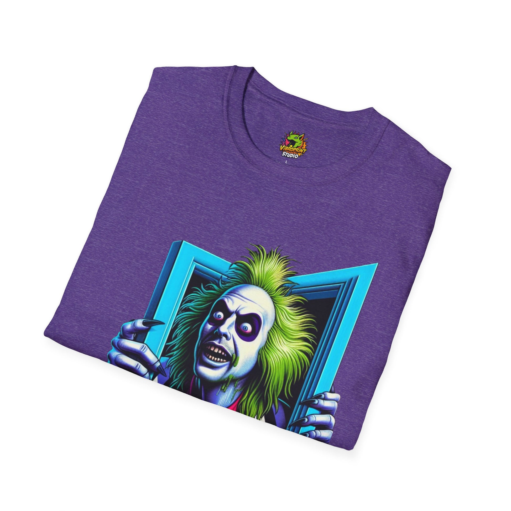 | - Beetlejuice Shirt | Funny Halloween T-Shirt for Adults | Beetlejuice Classic Movie Graphic Tee | Spooky Halloween Style - premium material. limited stock. Order yours now and stand out with this exclusive piece!