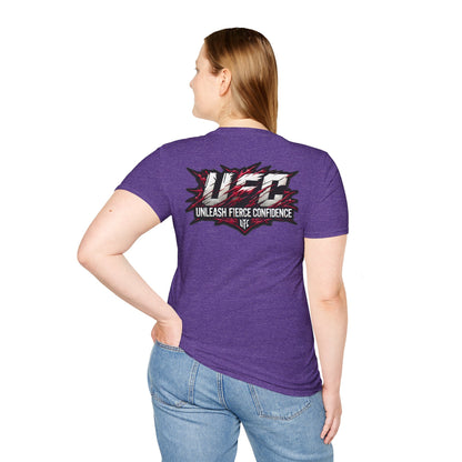 UFC T Shirt | Unleash Fierce Confidence | Motivational UFC Tee with Baki Anime T-Shirt design