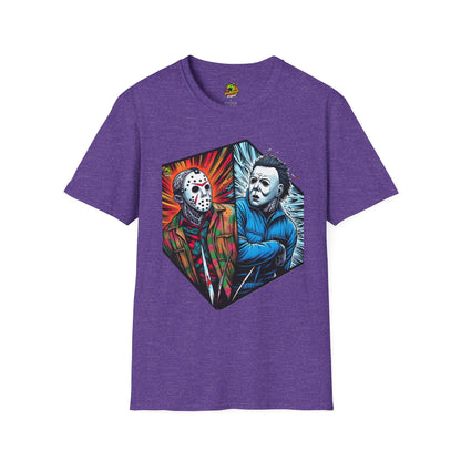 Funny Jason & Michael Myers Shirt | Halloween Horror T-Shirt - High Quality Image