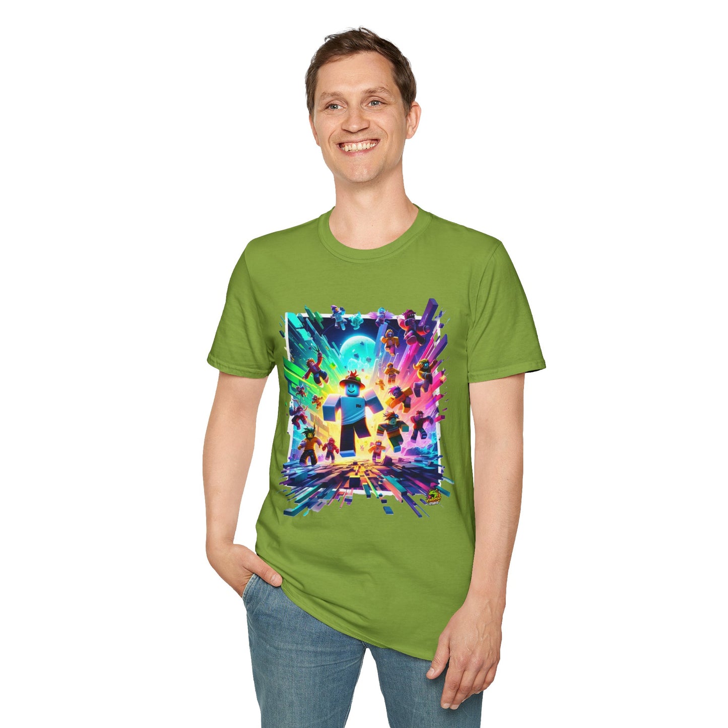 Cool Roblox Adventure Tee for Kids | Roblox Graphic T-Shirt | Roblox Clothing for Boys & Girls | Fun Gift for Roblox Fans