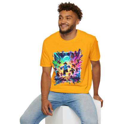 Cool Roblox Adventure Tee for Kids | Roblox Graphic T-Shirt | Roblox Clothing for Boys & Girls | Fun Gift for Roblox Fans