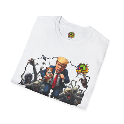 They're Eating the Dogs Tee | Satire Trump Graphic T-Shirt | Funny Election Humor Shirt