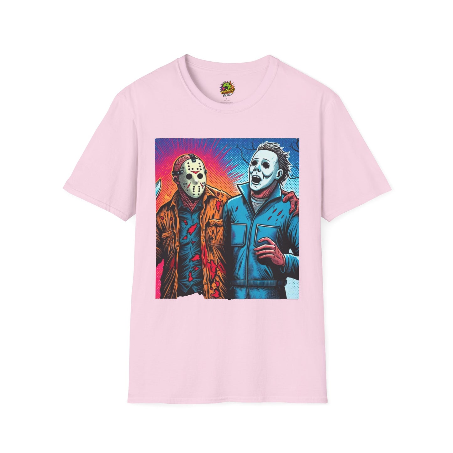 & - Jason Voorhees & Michael Myers Shirt | Funny Vintage Halloween Tee - premium material. limited stock. Order yours now and stand out with this exclusive piece!