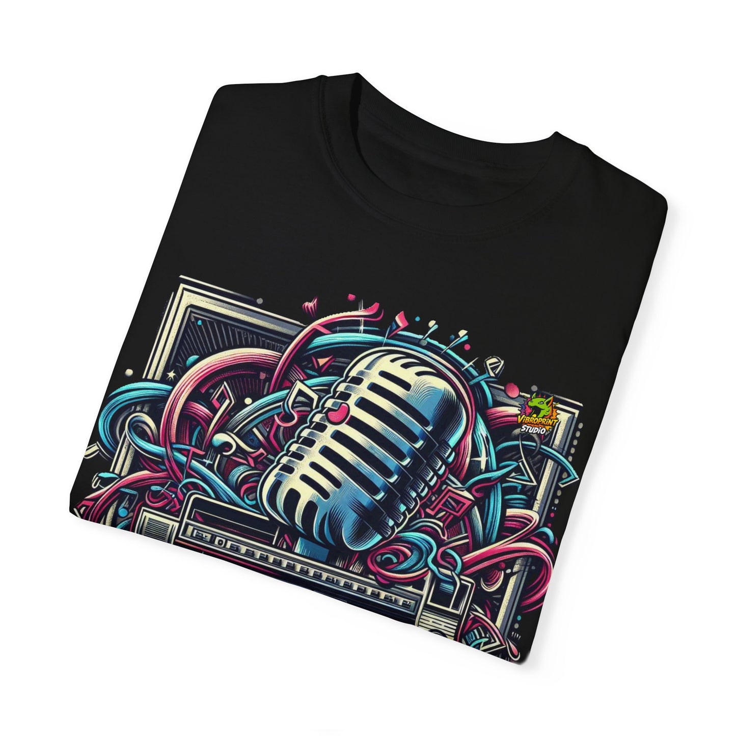 Merch - Bold Microphone & Boombox Rapper Merch | Hip-Hop Street Music Design - premium material. perfect gift idea. Order yours now and stand out with this exclusive piece!