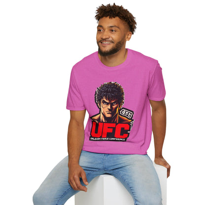 UFC T Shirt | Unleash Fierce Confidence | Motivational UFC Tee with Baki Anime Elements