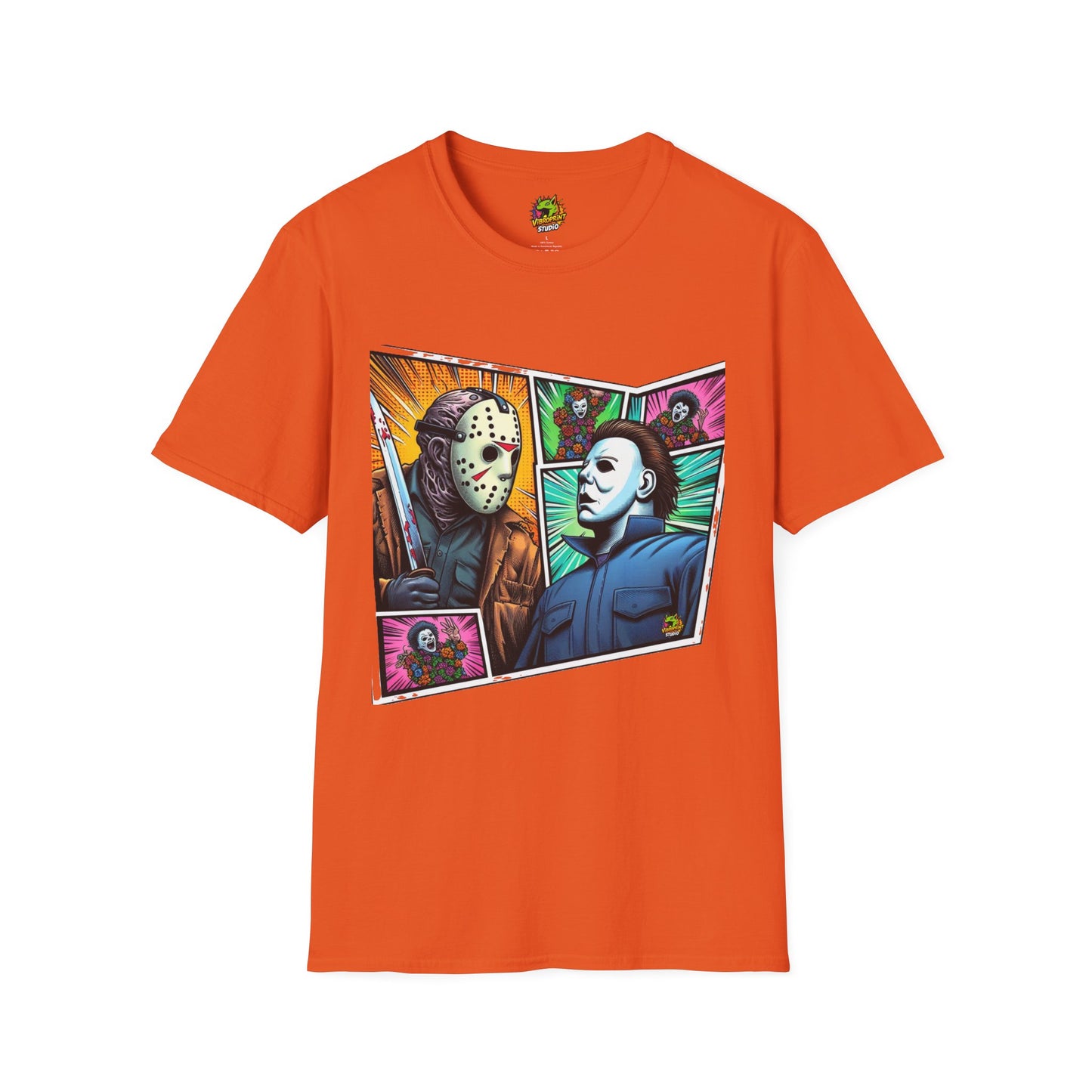 Halloween - Jason Voorhees & Michael Myers Shirt | Funny Vintage Halloween Tee - custom-made. perfect gift idea. Order yours now and stand out with this exclusive piece!