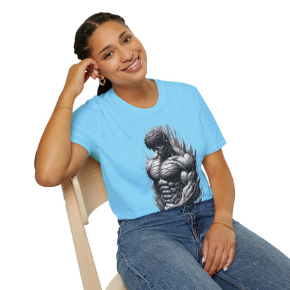 UFC T Shirt | Unleash Fierce Confidence | UFC Tee with Baki Anime Inspiration for Fitness Lovers