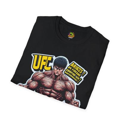 T - UFC T Shirt | Unleash Fierce Confidence | Motivational UFC Tee with Baki Anime Elements - premium material. limited stock. Order yours now and stand out with this exclusive piece!