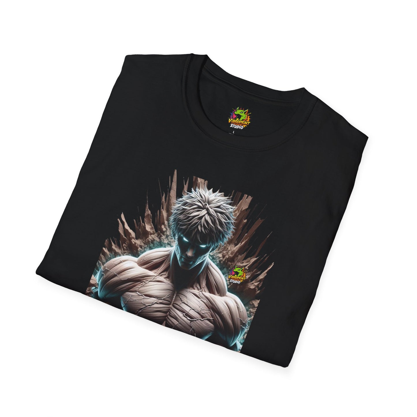 Unleash - UFC T Shirt | Unleash Fierce Confidence | UFC Tee with Baki Anime Strength for Athletes - custom-made. limited stock. Order yours now and stand out with this exclusive piece!