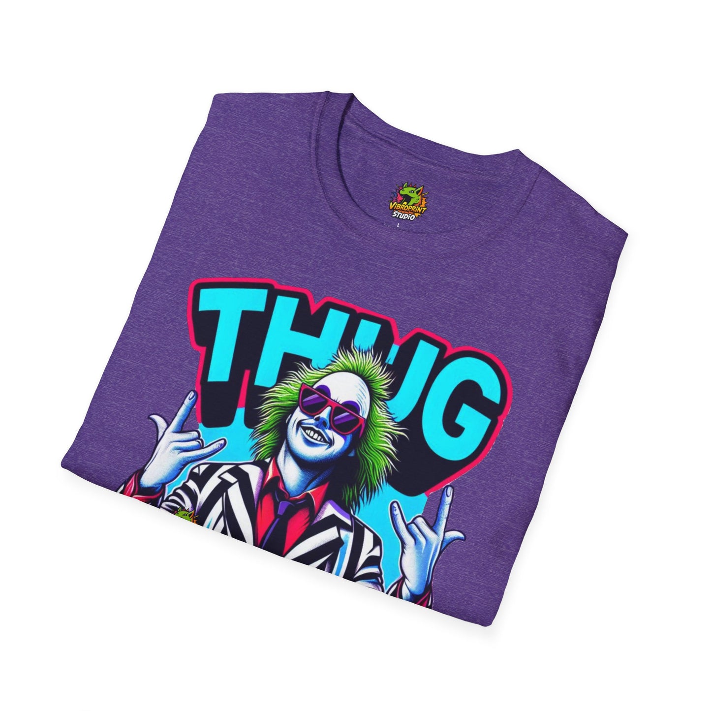 | - Beetlejuice Shirt | Thug Life Halloween Graphic Tee | Spooky Beetlejuice T-Shirt - custom-made. perfect gift idea. Order yours now and stand out with this exclusive piece!