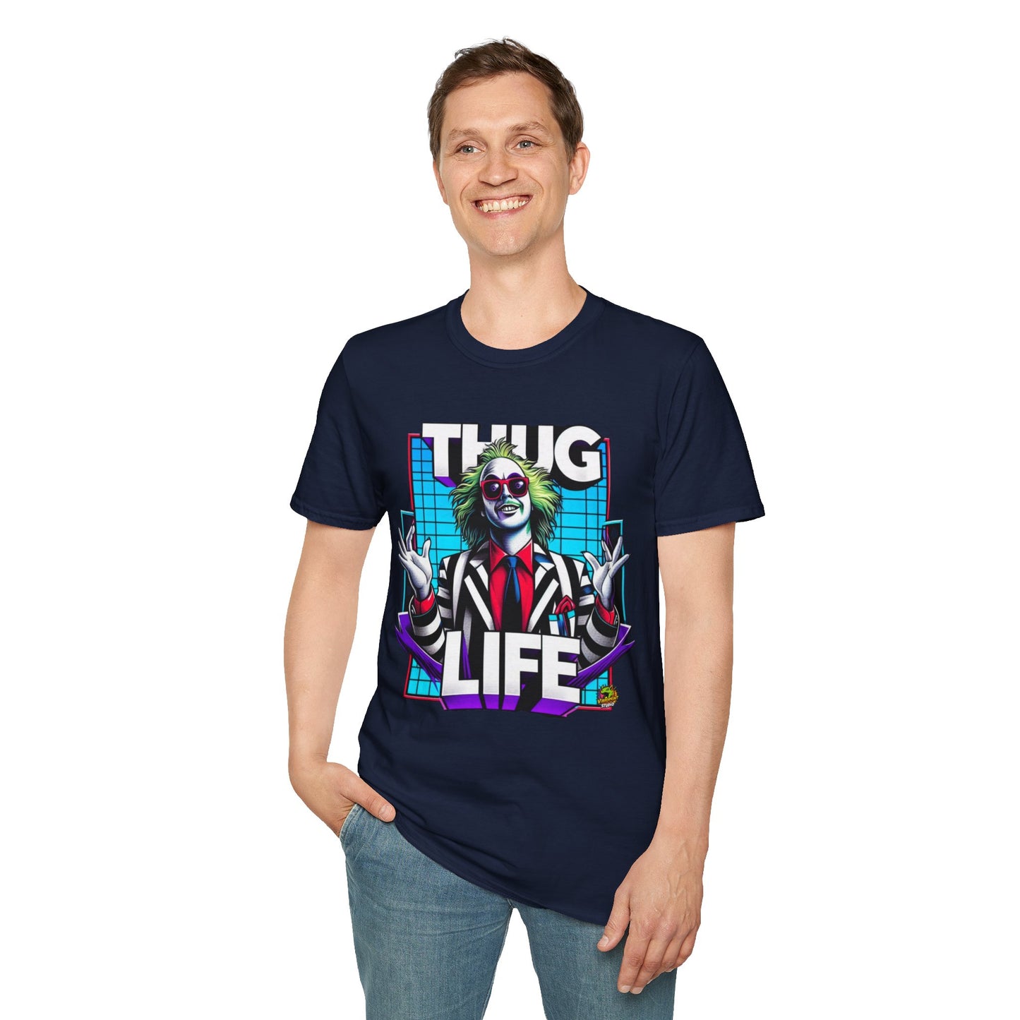 Halloween - Beetlejuice Shirt | Funny Thug Life Graphic Tee | Halloween Beetlejuice T-Shirt for Men & Women - custom-made. limited stock. Order yours now and stand out with this exclusive piece!