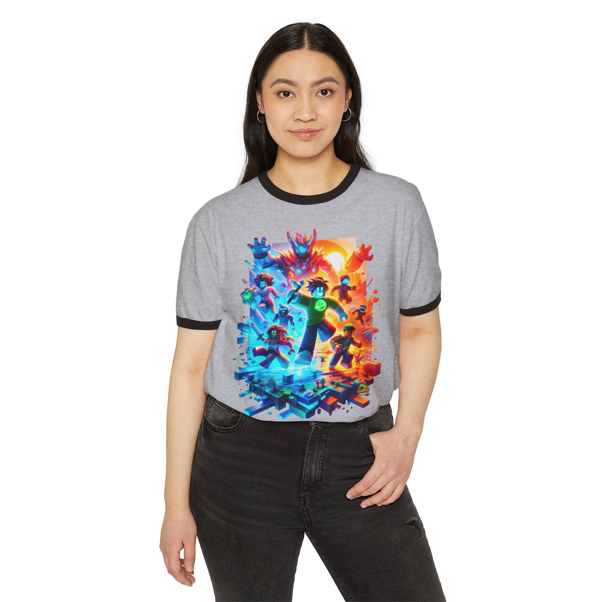 Roblox T Shirt for Gamers | Roblox Fan Adventure Tee | Roblox T Shirt - High Quality Image