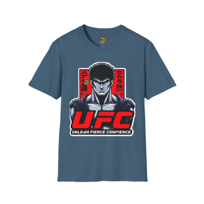 | - UFC T Shirt | Unleash Fierce Confidence | UFC Tee with Baki Anime Style - premium material. limited stock. Order yours now and stand out with this exclusive piece!