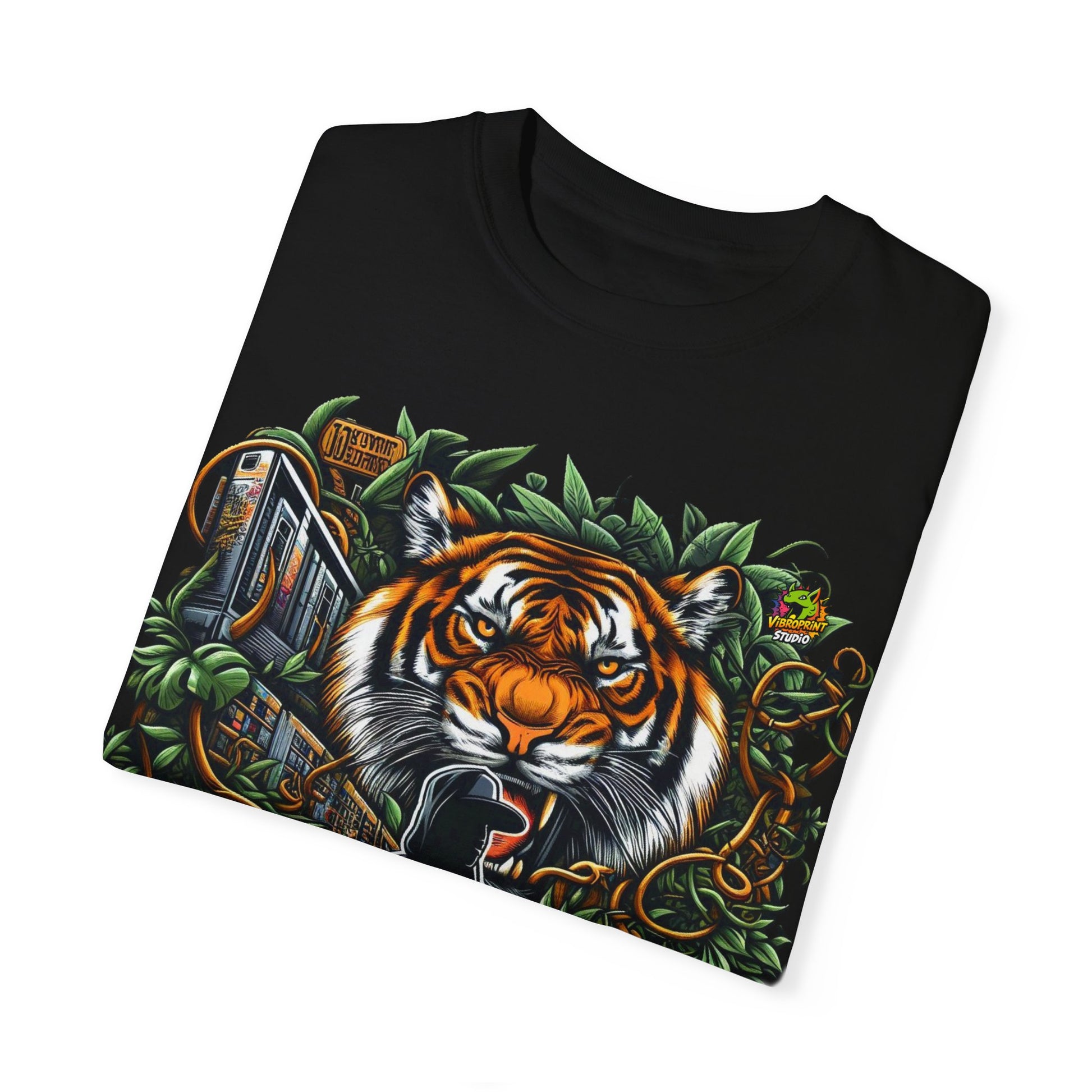 Urban - Urban Jungle Vibes Rapper Merch | City Meets Nature T-Shirt Design - premium material. limited stock. Order yours now and stand out with this exclusive piece!