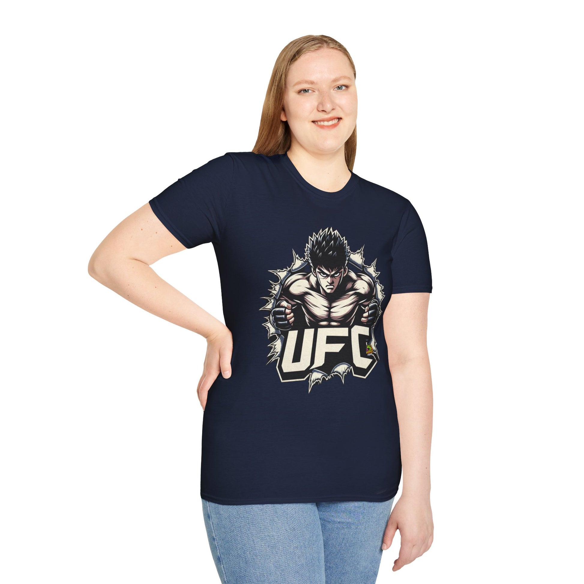 Halloween graphic tee - UFC T Shirt | Motivational UFC Tee | Unleash Fierce Confidence in Fitness - limited edition. spooky season t-shirt with unique flair. Order yours now and stand out with this exclusive piece!