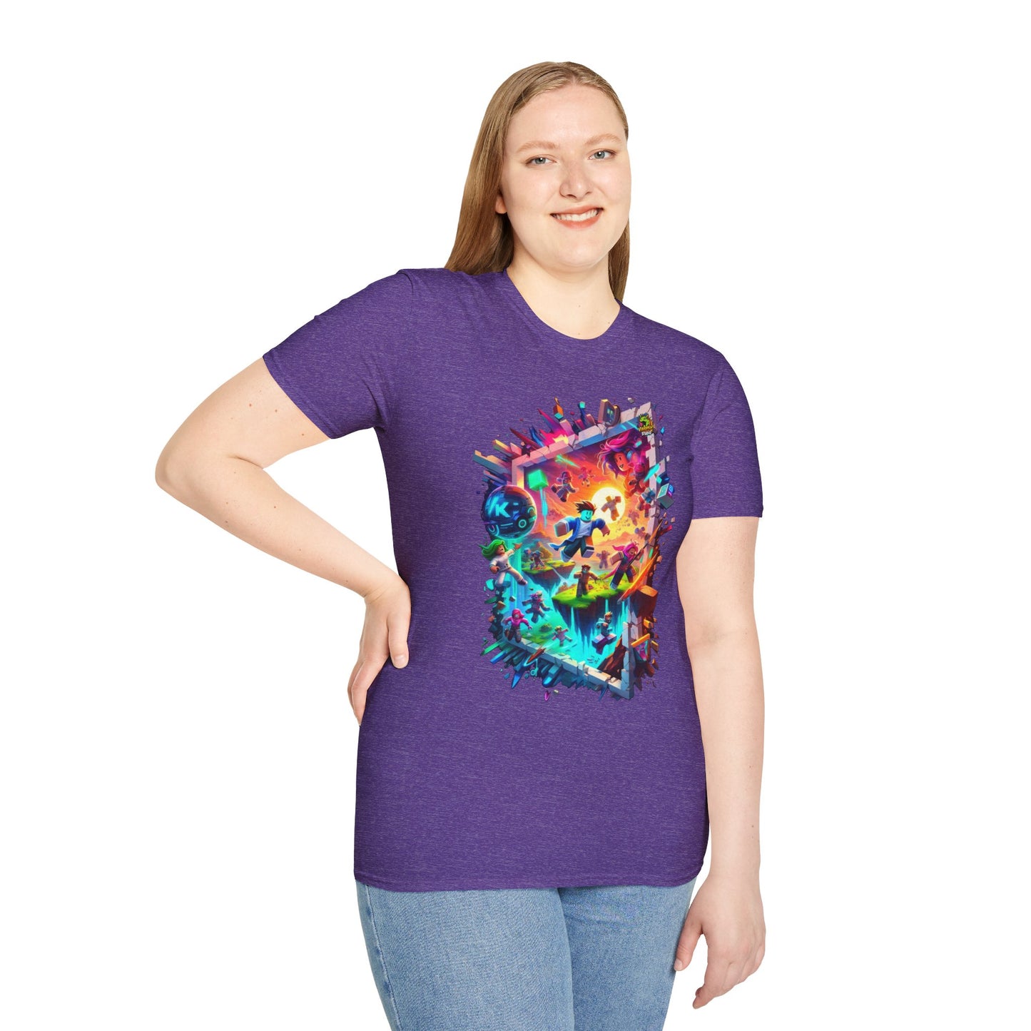 high-quality - Unique Roblox Gamer T-Shirt for Boys & Girls | Roblox Graphic Tee | Roblox Inspired Shirt | Cool Gift for Roblox Players - Order yours now and stand out with this exclusive piece!