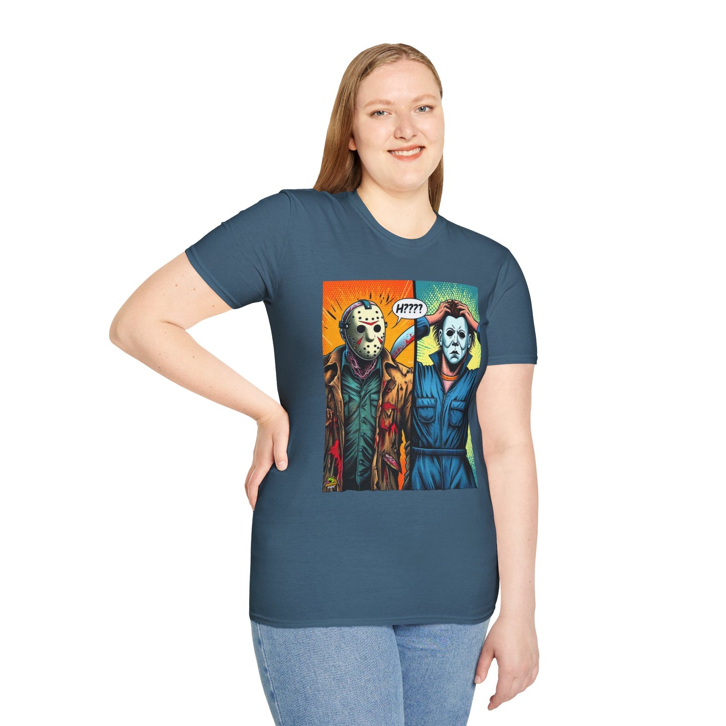 Jason Voorhees & Michael Myers Shirt | Funny Halloween Picnic Tee