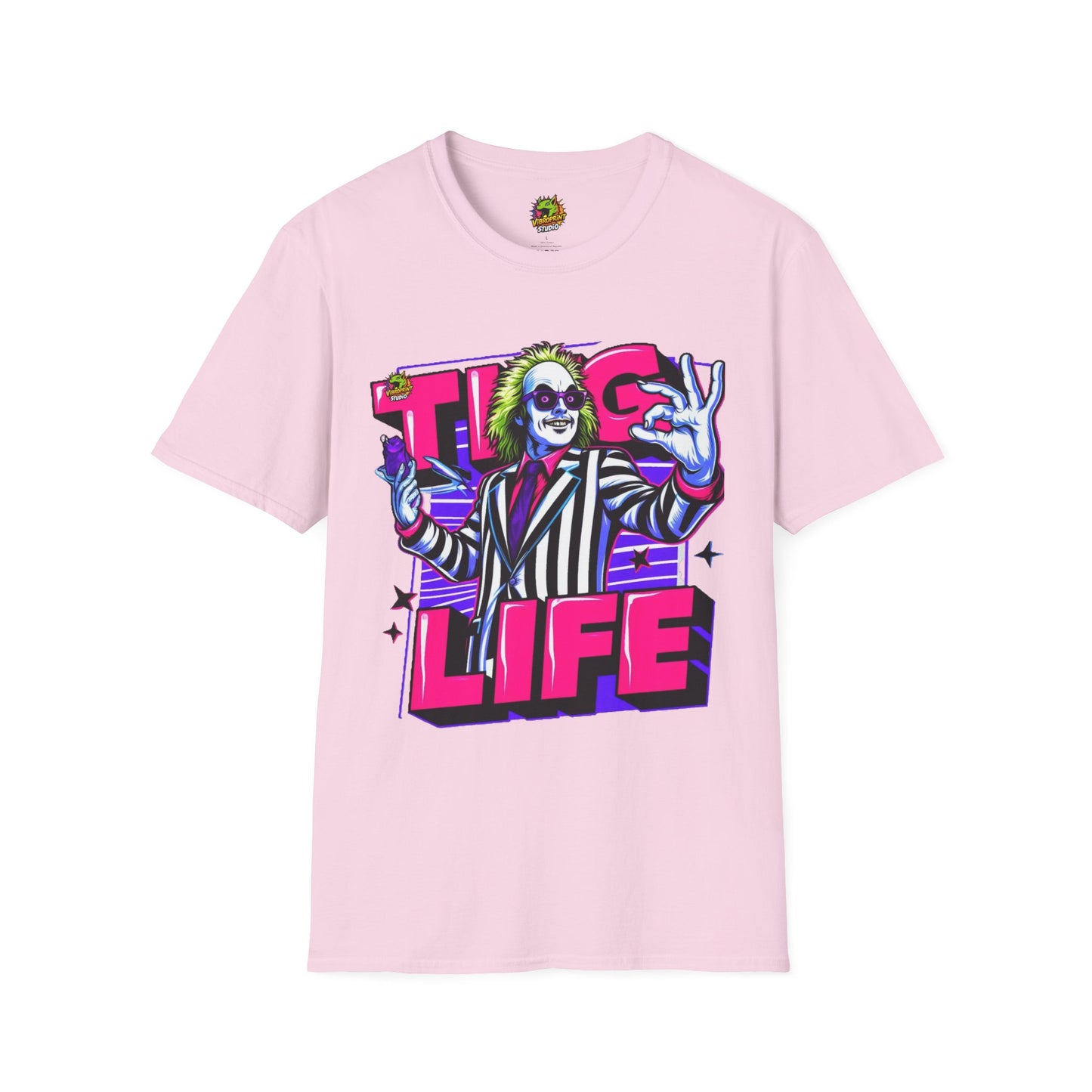 Tee - Beetlejuice Shirt | Thug Life Halloween Graphic Tee | Spooky Beetlejuice T-Shirt - premium material. limited stock. Order yours now and stand out with this exclusive piece!