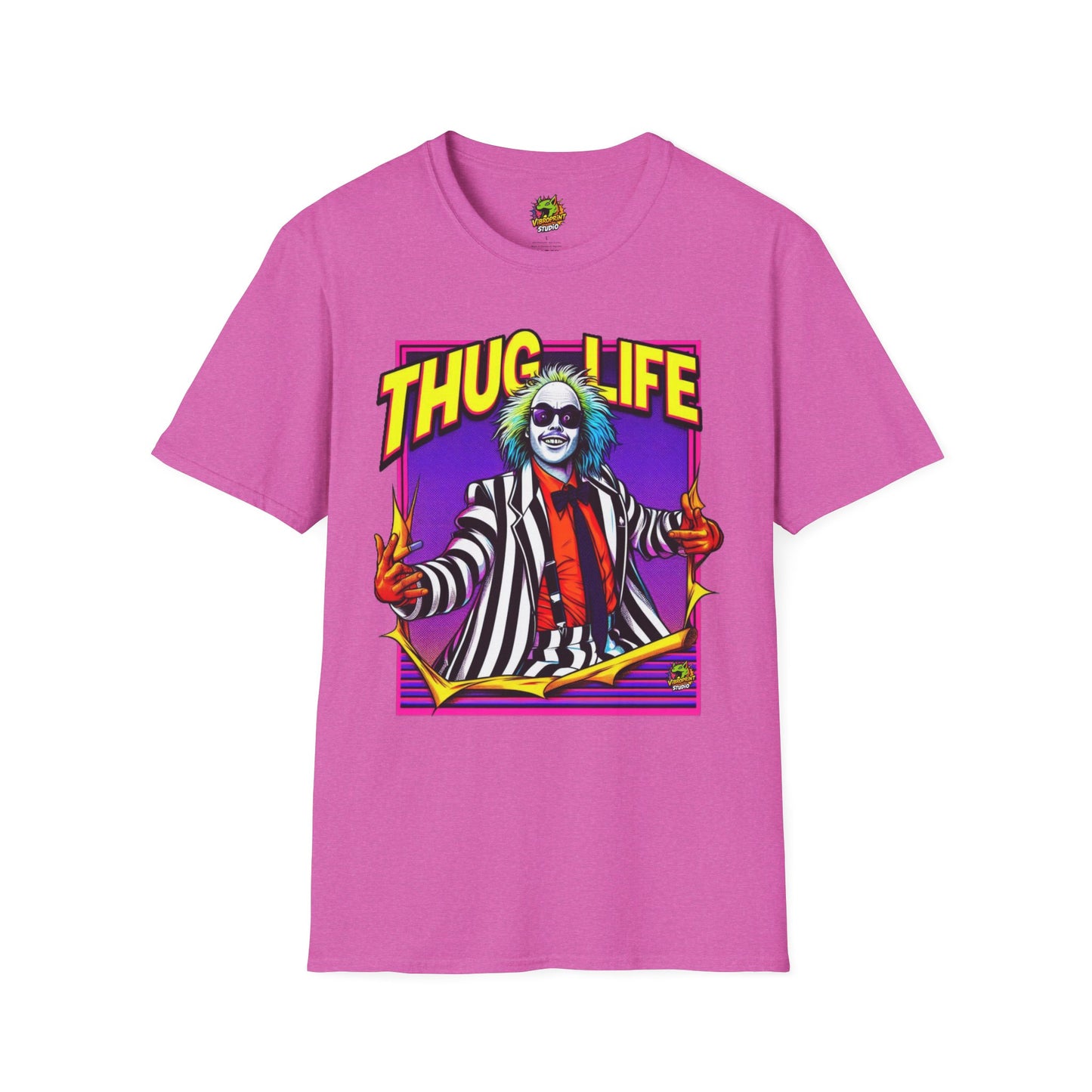 Graphic - Beetlejuice Shirt | Thug Life Halloween T-Shirt | Creepy Beetlejuice Graphic Tee - custom-made. limited stock. Order yours now and stand out with this exclusive piece!