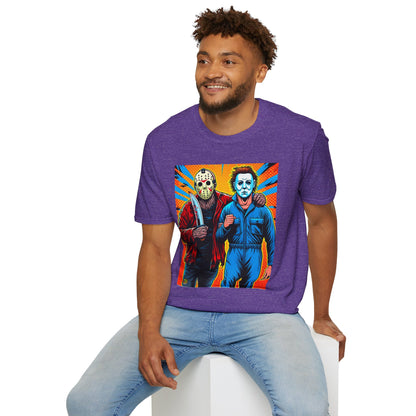 Jason - Jason Voorhees & Michael Myers Shirt | Funny Halloween Horror Tee - custom-made. perfect gift idea. Order yours now and stand out with this exclusive piece!