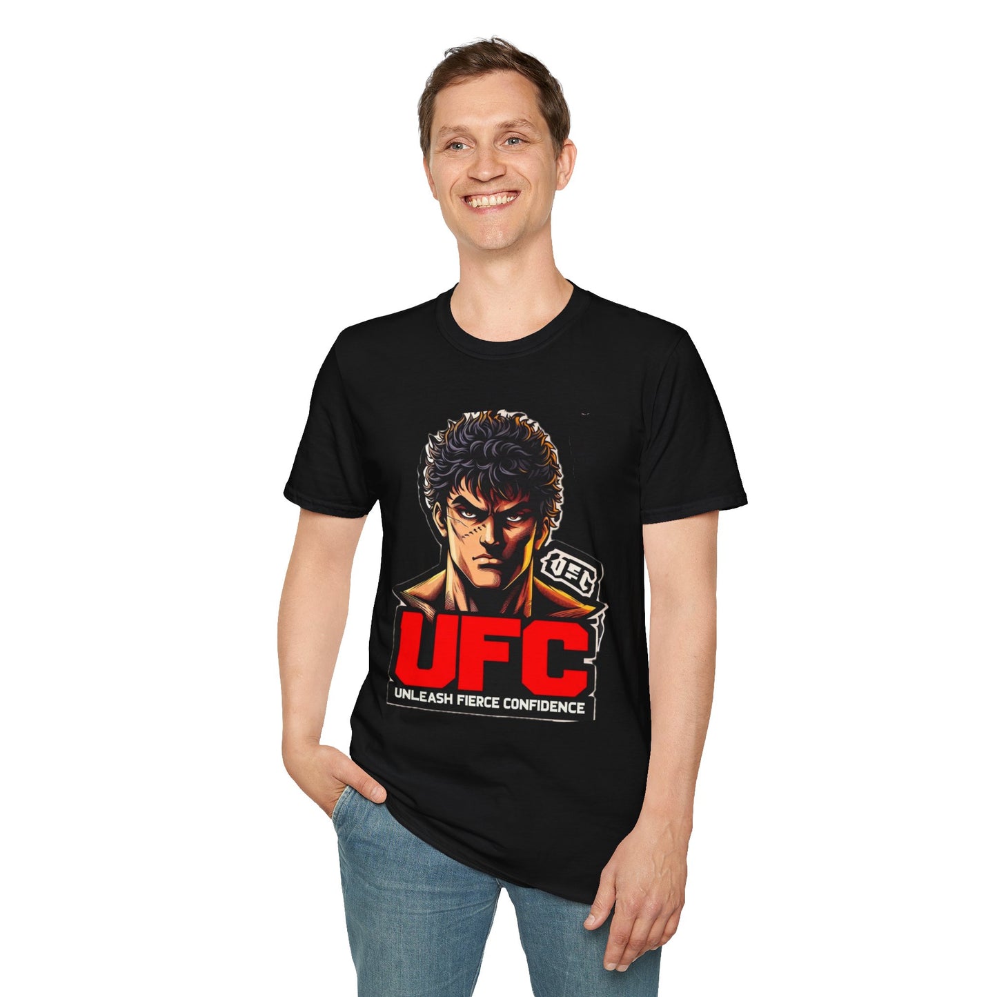 Baki - UFC T Shirt | Unleash Fierce Confidence | Motivational UFC Tee with Baki Anime Elements - custom-made. limited stock. Order yours now and stand out with this exclusive piece!