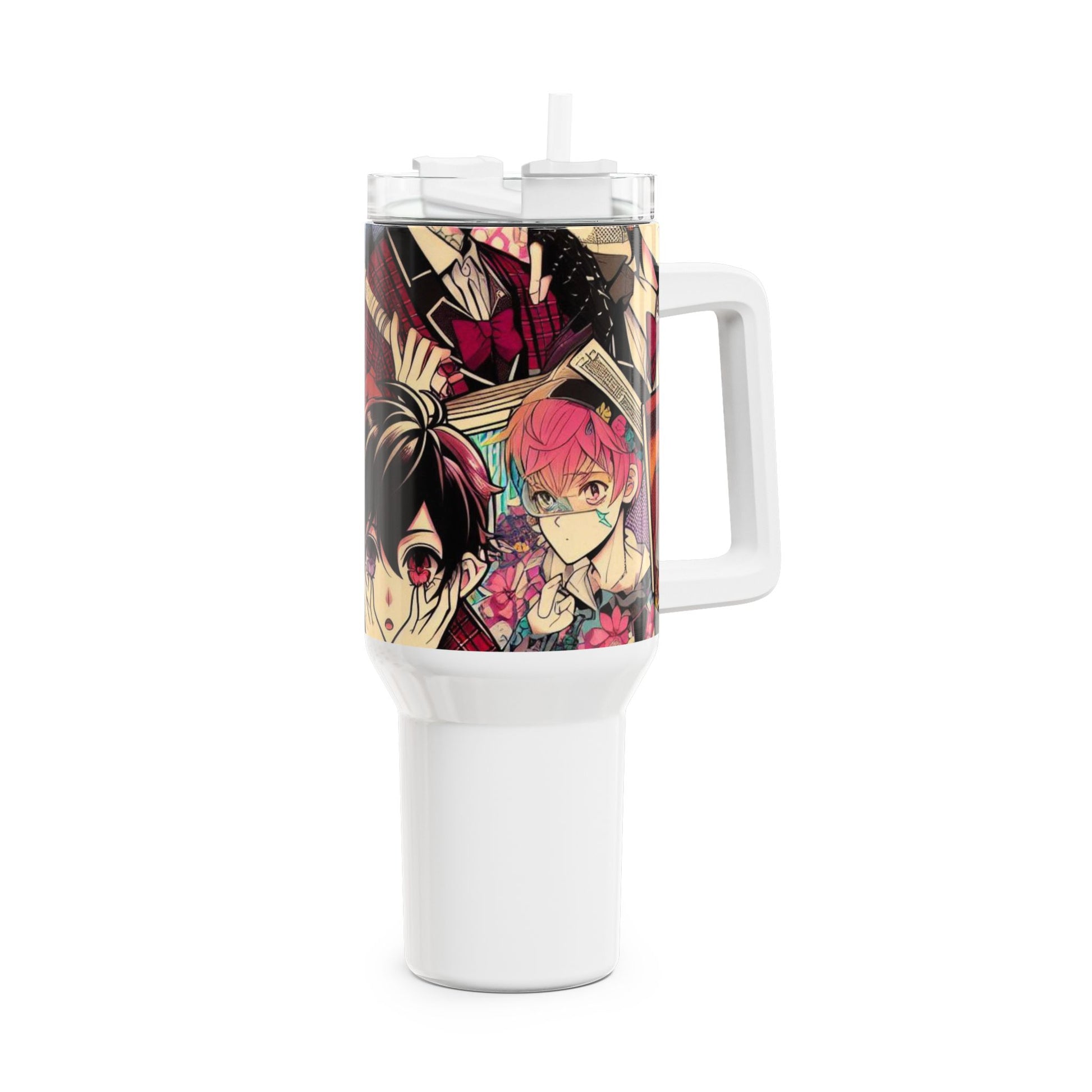 Tumbler - Stanley Comics Tumbler | Colorful Anime Geek Drinkware | Cartoon Tumbler for Gamers - premium material. limited stock. Order yours now and stand out with this exclusive piece!