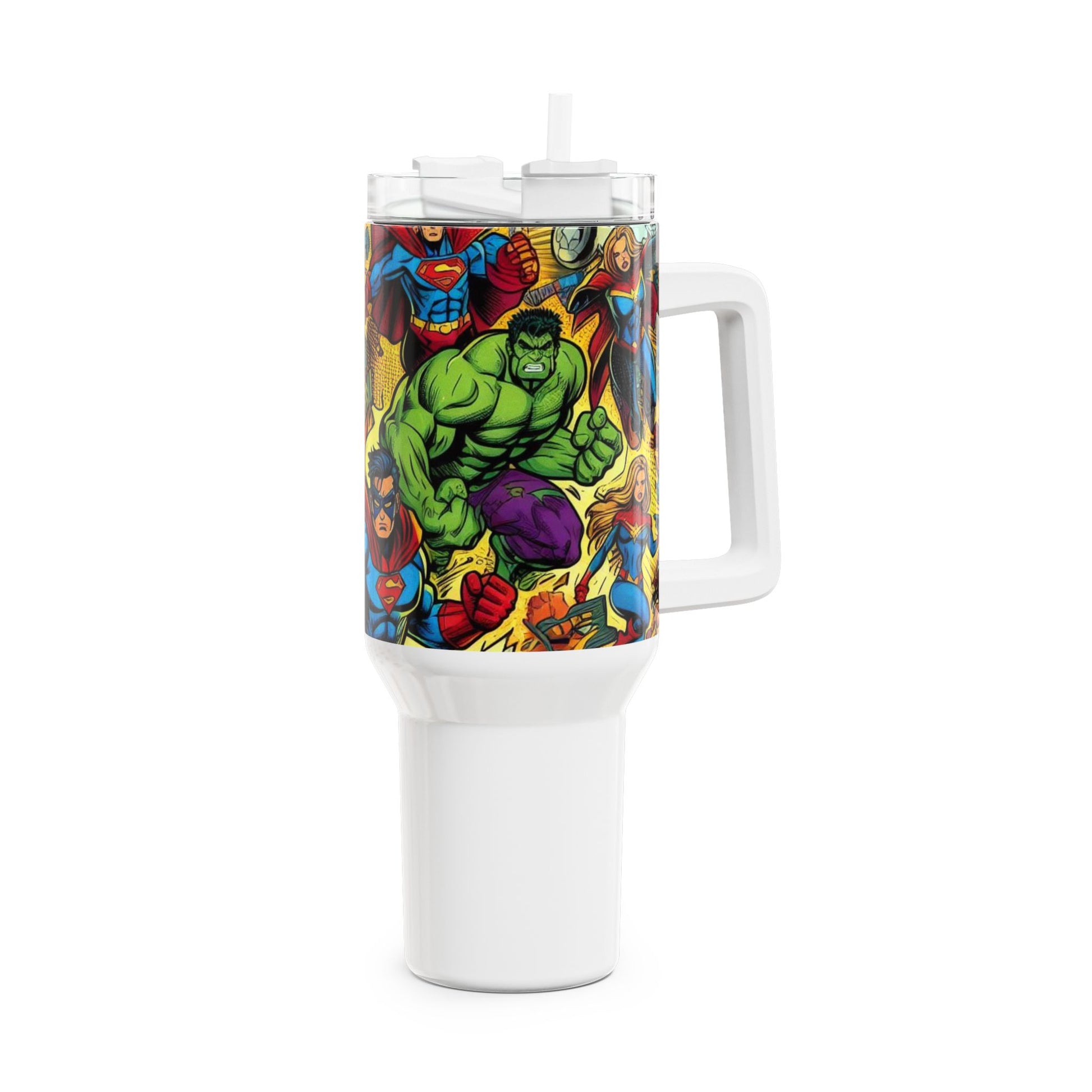 for - Stanley Comics Themed Tumbler | Colorful Geek Drinkware for Anime and Cartoon Fans - premium material. perfect gift idea. Order yours now and stand out with this exclusive piece!