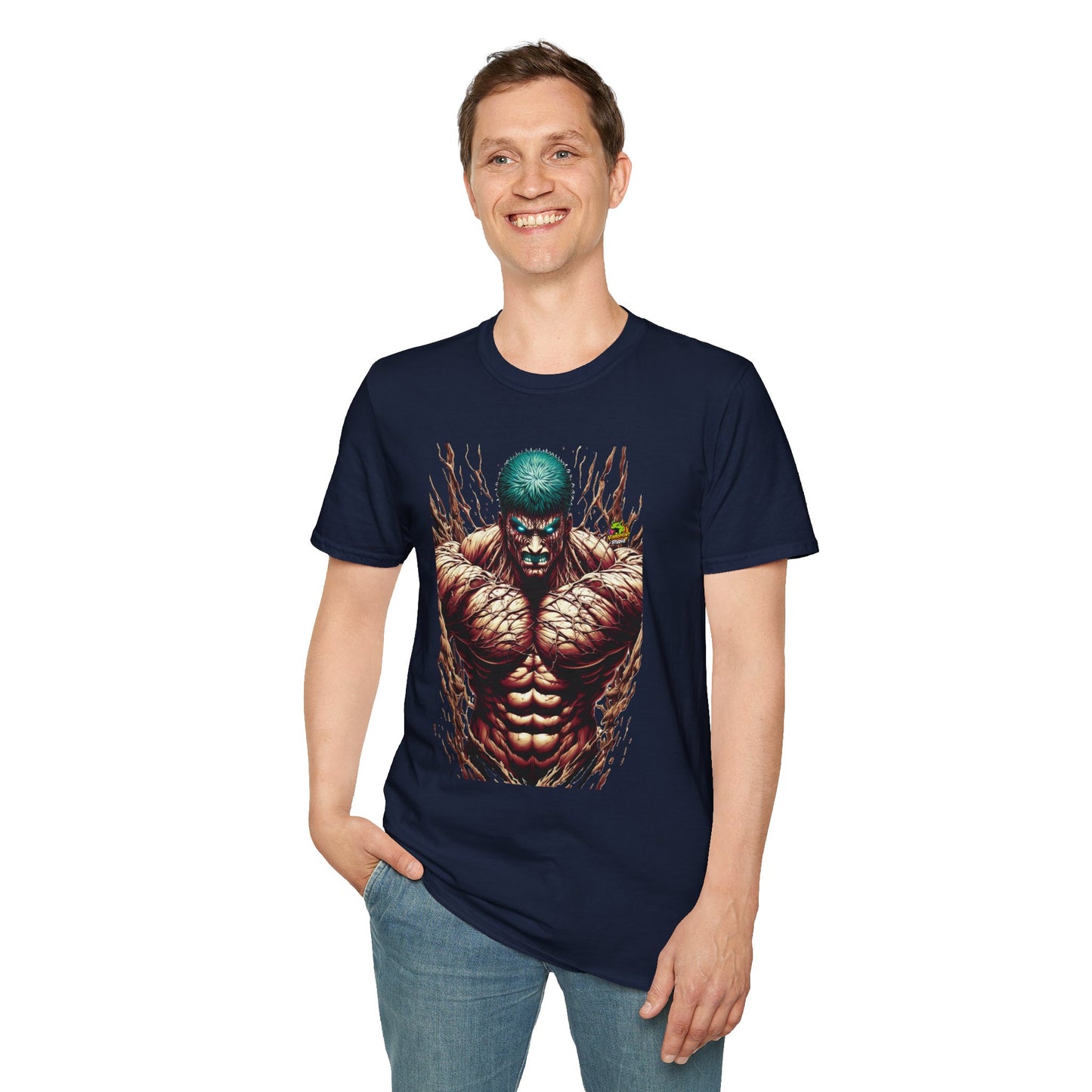 Michael Myers inspired design - UFC T Shirt | Unleash Fierce Confidence | UFC Tee with Baki Anime Inspiration for Fitness Enthusiasts - spooky season. premium horror movie t-shirt for spooky occasions. Order yours now and stand out with this exclusive piece!