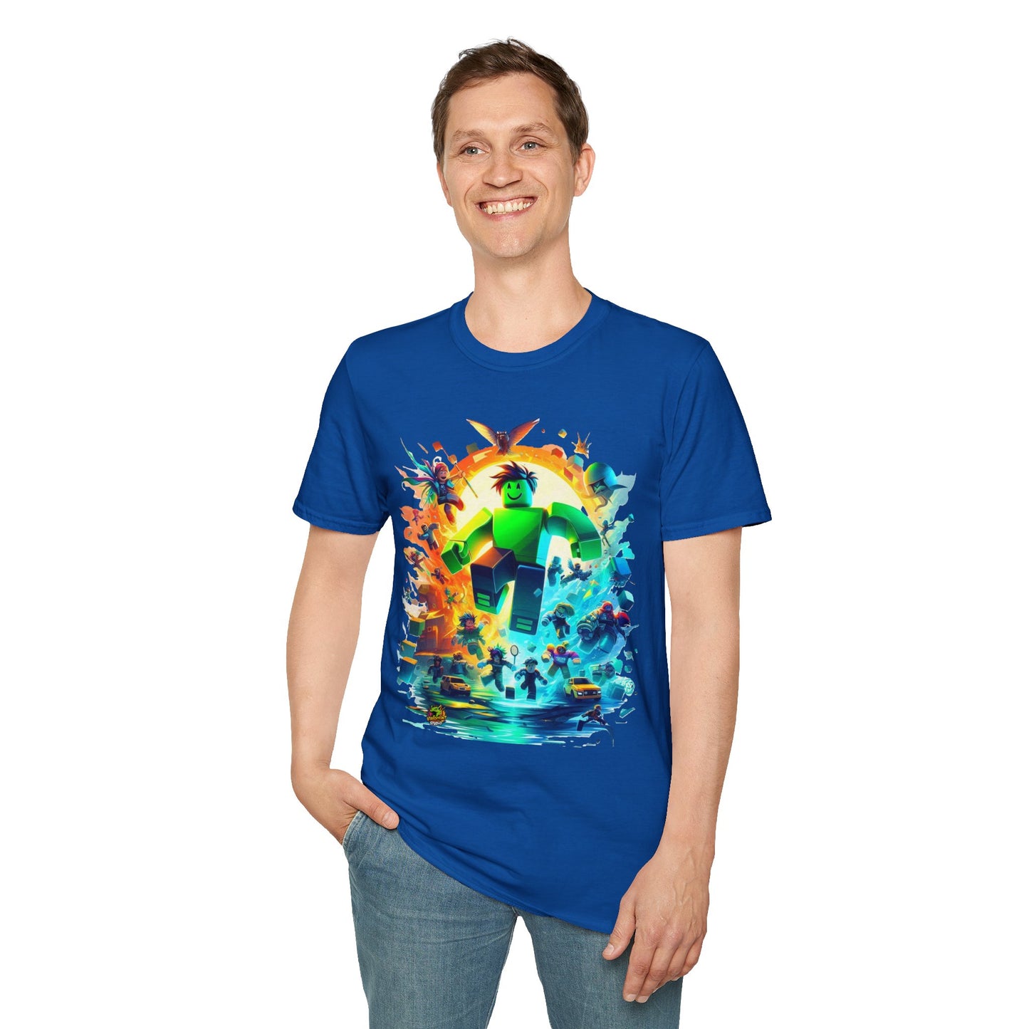 & - Cool Roblox Adventure T-Shirt for Kids | Roblox Graphic Tee | Roblox Inspired Shirt for Boys & Girls | Fun Roblox Gift - premium material. limited stock. Order yours now and stand out with this exclusive piece!