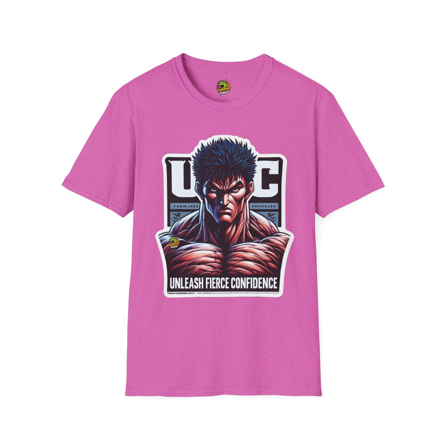 | - UFC T Shirt | Unleash Fierce Confidence | UFC Tee with Baki Anime Strength - premium material. perfect gift idea. Order yours now and stand out with this exclusive piece!